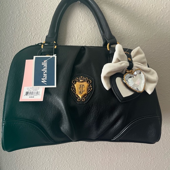 Juicy Couture Black Romance Satchel - Picture 1 of 1